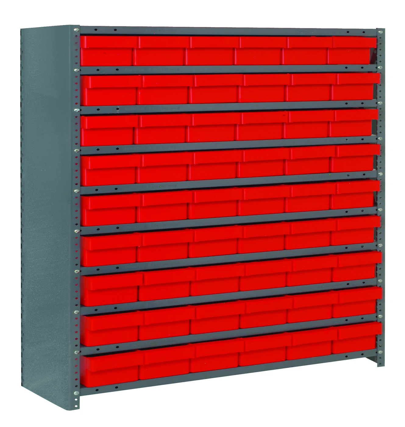 Quantum CL1239-401RD Closed Shelving Unit, 12"D x 36"L x 39"H, 400 lb capacity, Galvannized