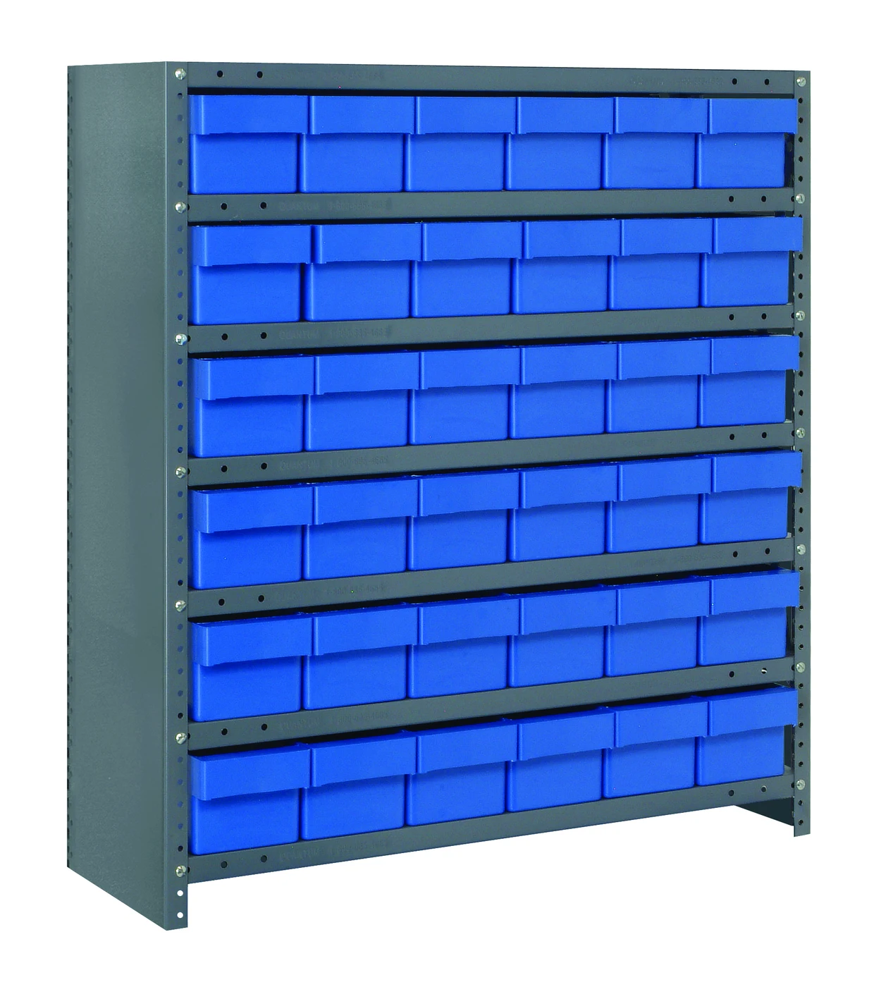 Quantum CL1239-601BL Closed Shelving Unit, 12"D x 36"L x 39"H, 400 lb capacity, Galvannized