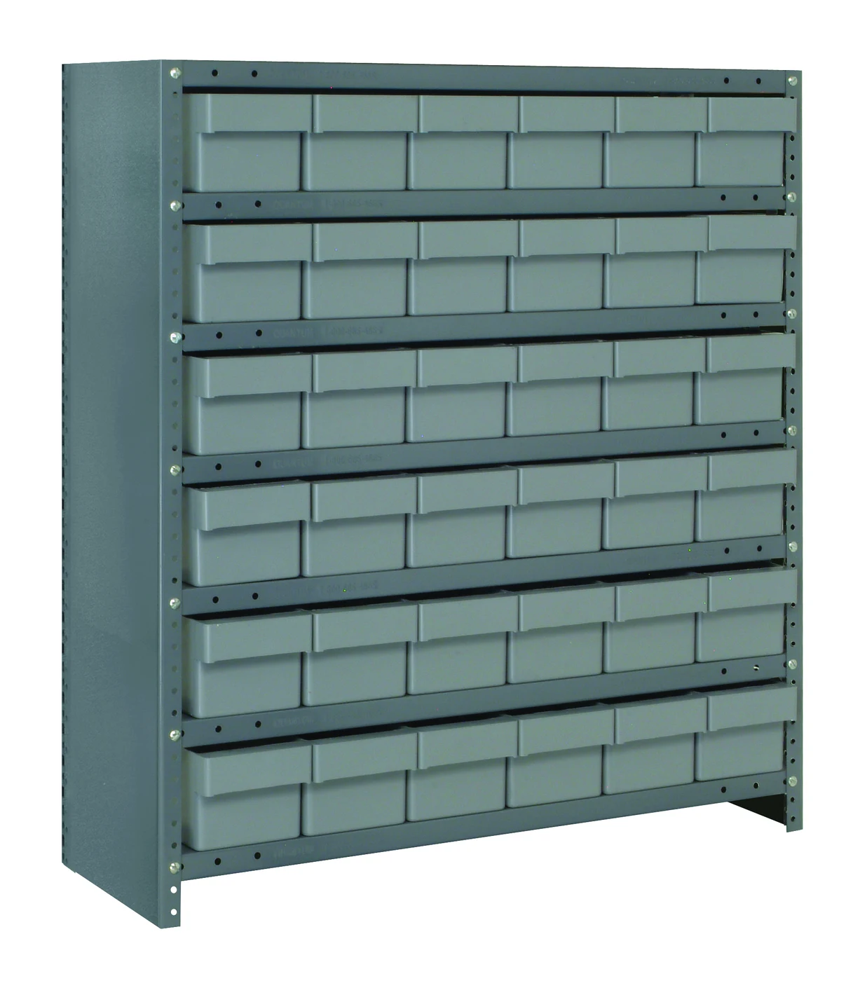 Quantum CL1839-602GY Closed Shelving Unit, 18"D x 36"L x 39"H, 400 lb capacity, Galvannized
