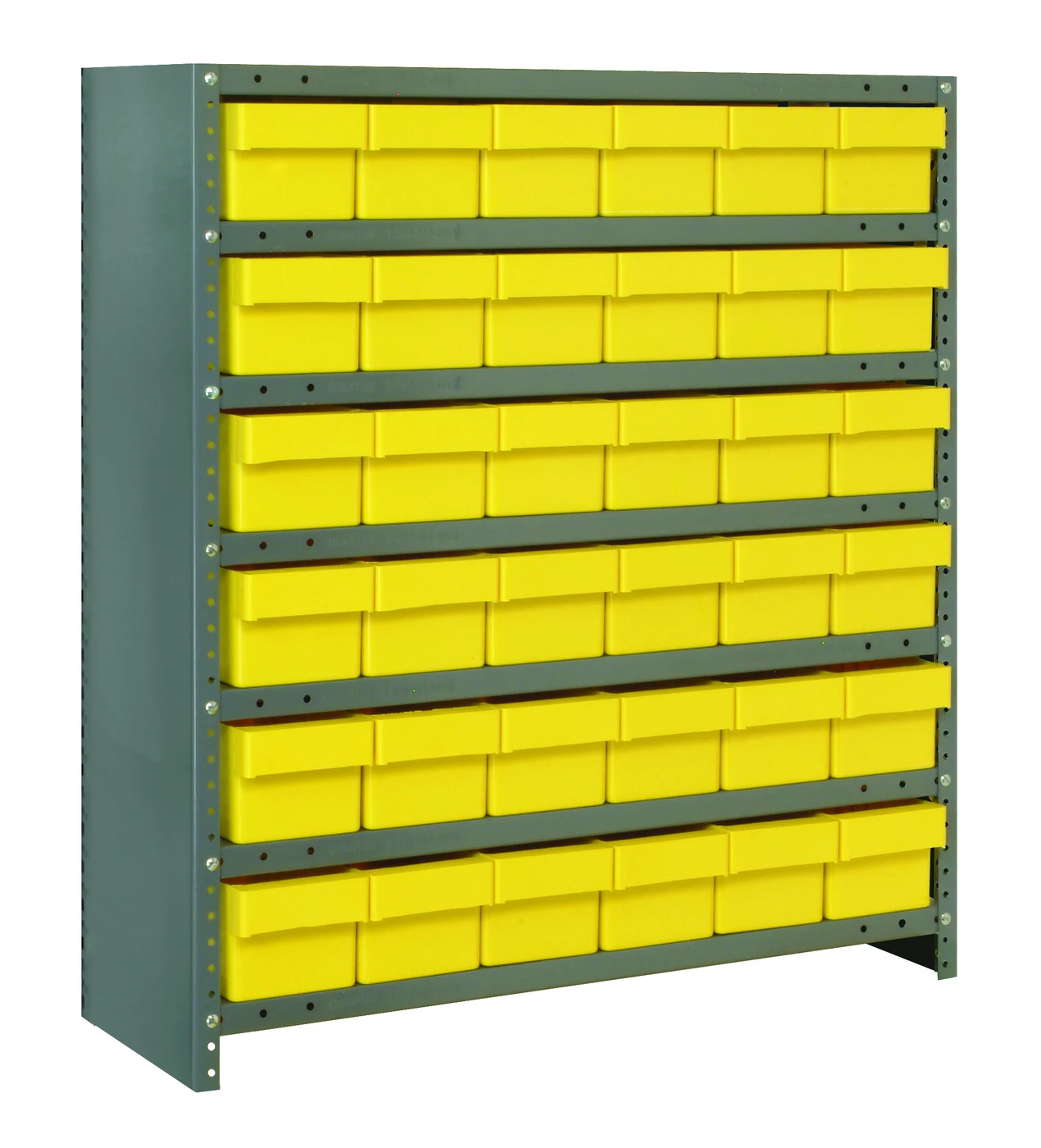 Quantum CL1839-602YL Closed Shelving Unit, 18"D x 36"L x 39"H, 400 lb capacity, Galvannized