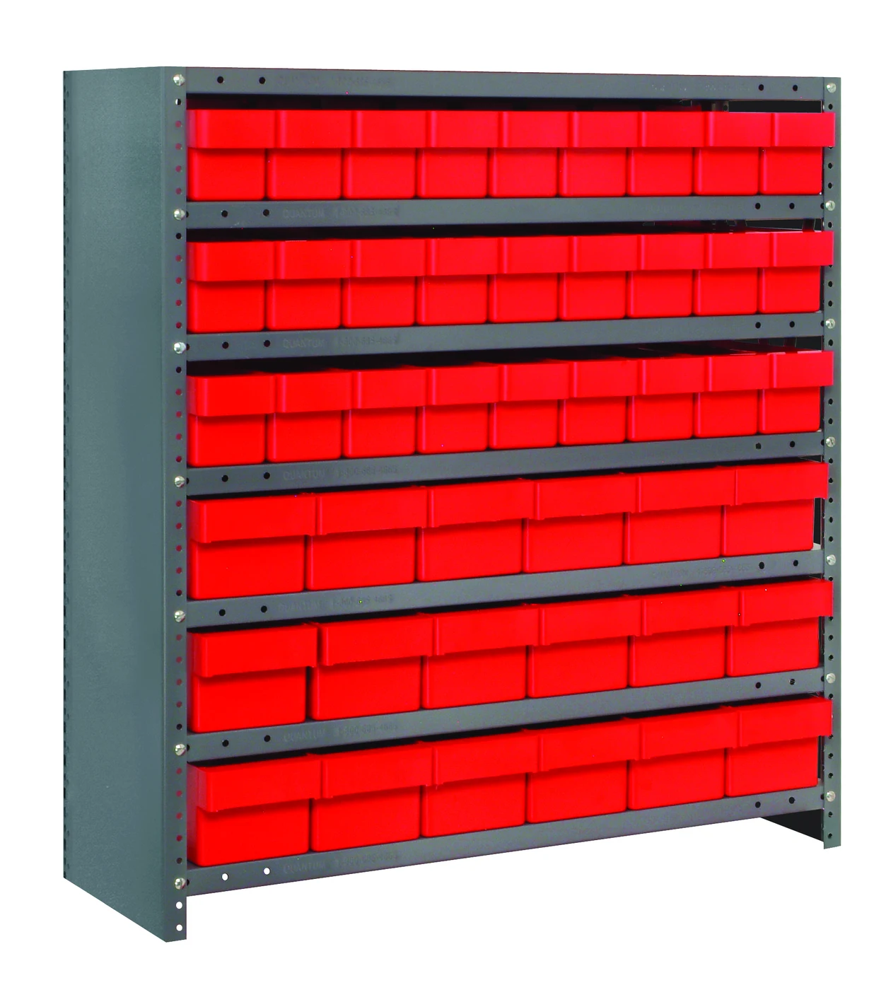 Quantum CL1839-624RD Closed Shelving Unit, 18"D x 36"L x 39"H, 400 lb capacity, Galvannized