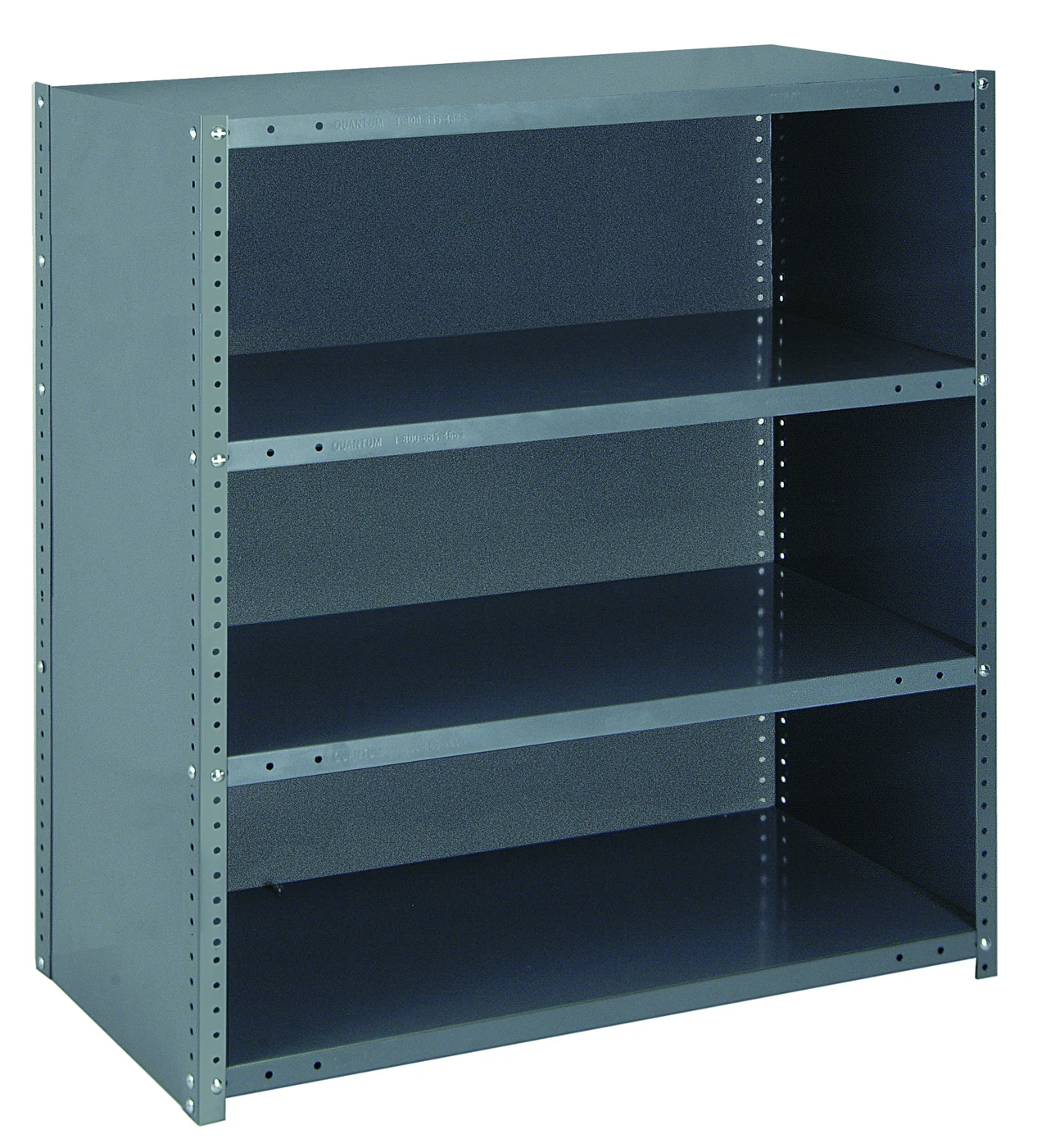 Quantum CL75-1236-4 IRONMAN, 12"W x 36"L x 75"H, 400 lb capacity, Galvannized