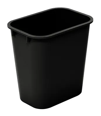 Quantum COF-03BK Crusader Office Container, 12"L x 11.74"W x 8.41"H, 3 gal. capacity, Black