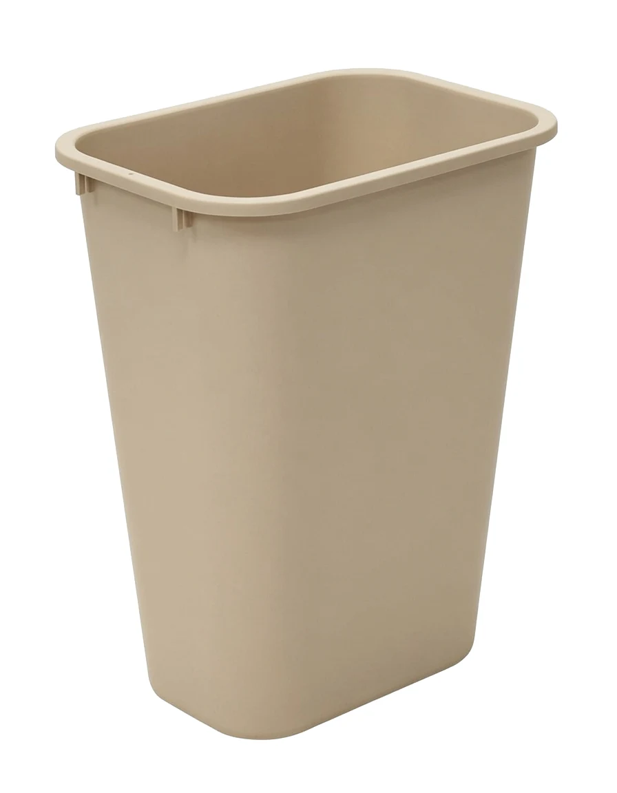 Quantum COF-10BG Crusader Office Container, 20"L x 15.55"W x 11.5"H, 10 gal. capacity, Beige