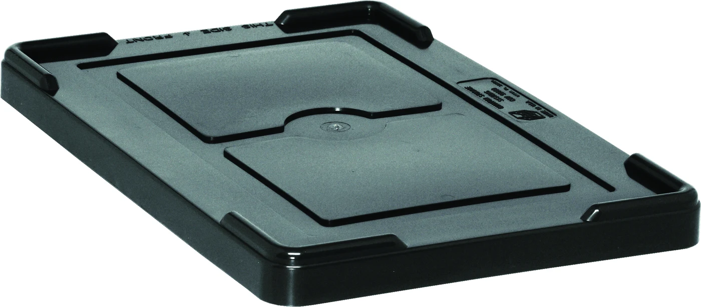 Quantum COV92000COCS Conductive Lid Cover, Black, Case of 4