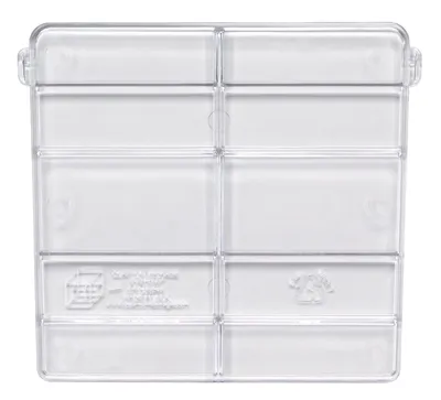 Quantum CRDUS248CL Cross Divider, Clear, Pack of 6