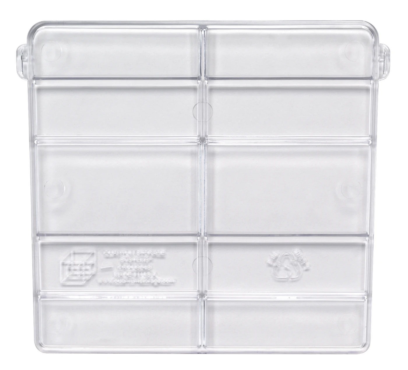 Quantum CRDUS248CL Cross Divider, Clear, Pack of 6