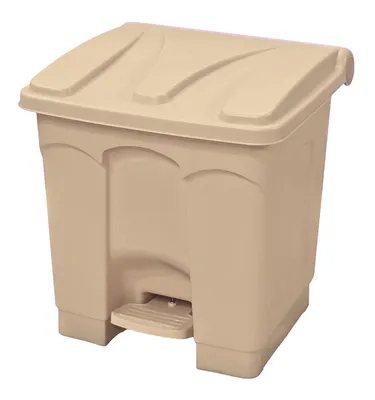 Quantum CSO-08BG Step-On Container, 8 Gal. capacity, Beige