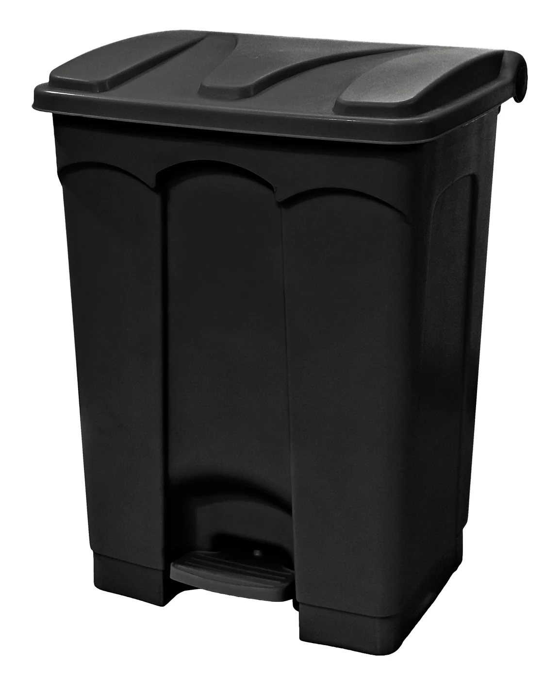 Quantum CSO-18BK Step-On Container, 18 Gal. capacity, Black