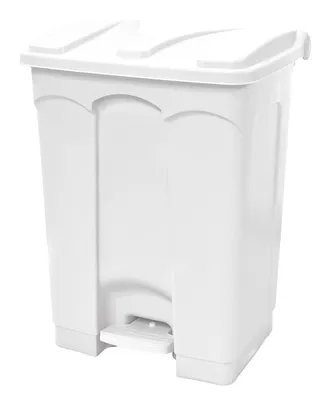 Quantum CSO-18WT Step-On Container, 18 Gal. capacity, White