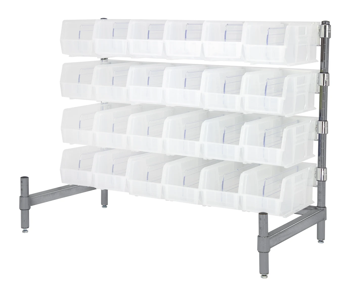 Quantum CT27-1830GY-230CL Wire Countertop Organizer, 18"W x 30"D x 27"H, Gray
