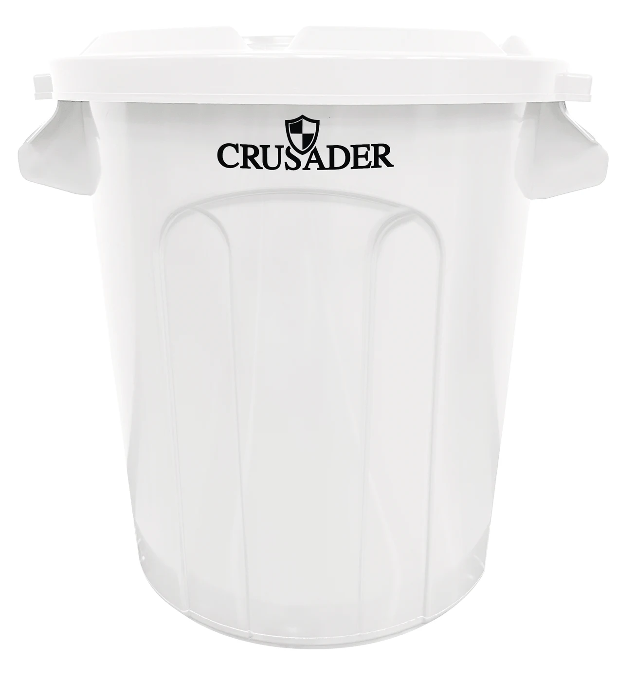 Quantum CTC-10WT Round Heavy-duty Utility Container, 10 gal. capacity, White