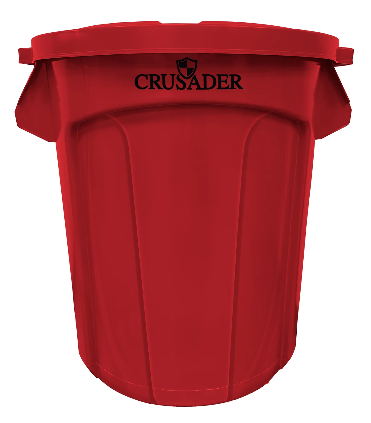 Quantum CTC-20RD Round Heavy-duty Utility Container, 20 gal. capacity, Red