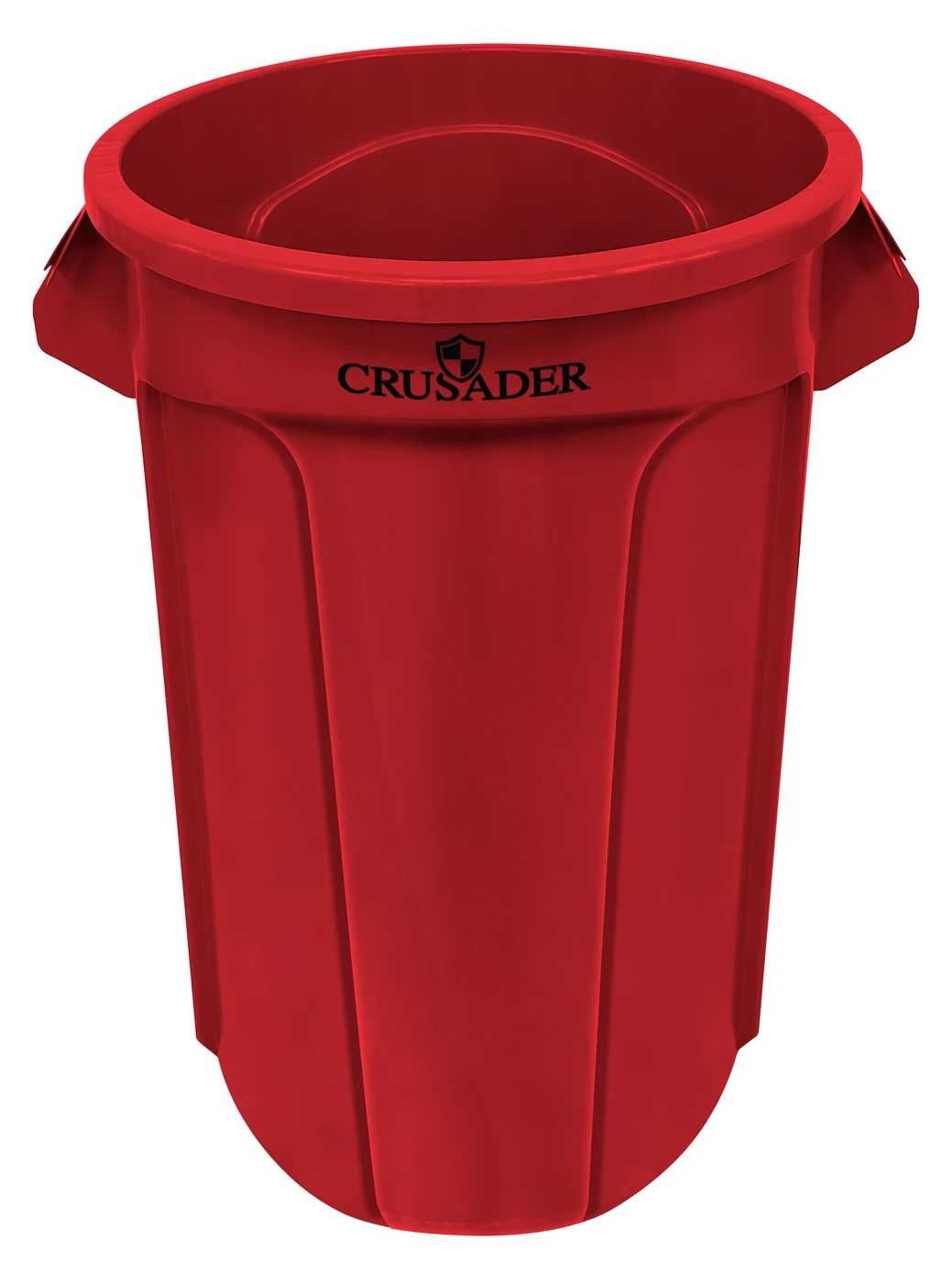 Quantum CTC-44RD Round Heavy-duty Utility Container, 44 gal. capacity, Red