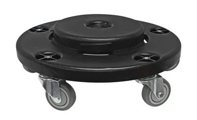 Quantum CTC-DLY Crusader Quiet Dolly, 1,000 lb capacity, Black/Gray Metalic