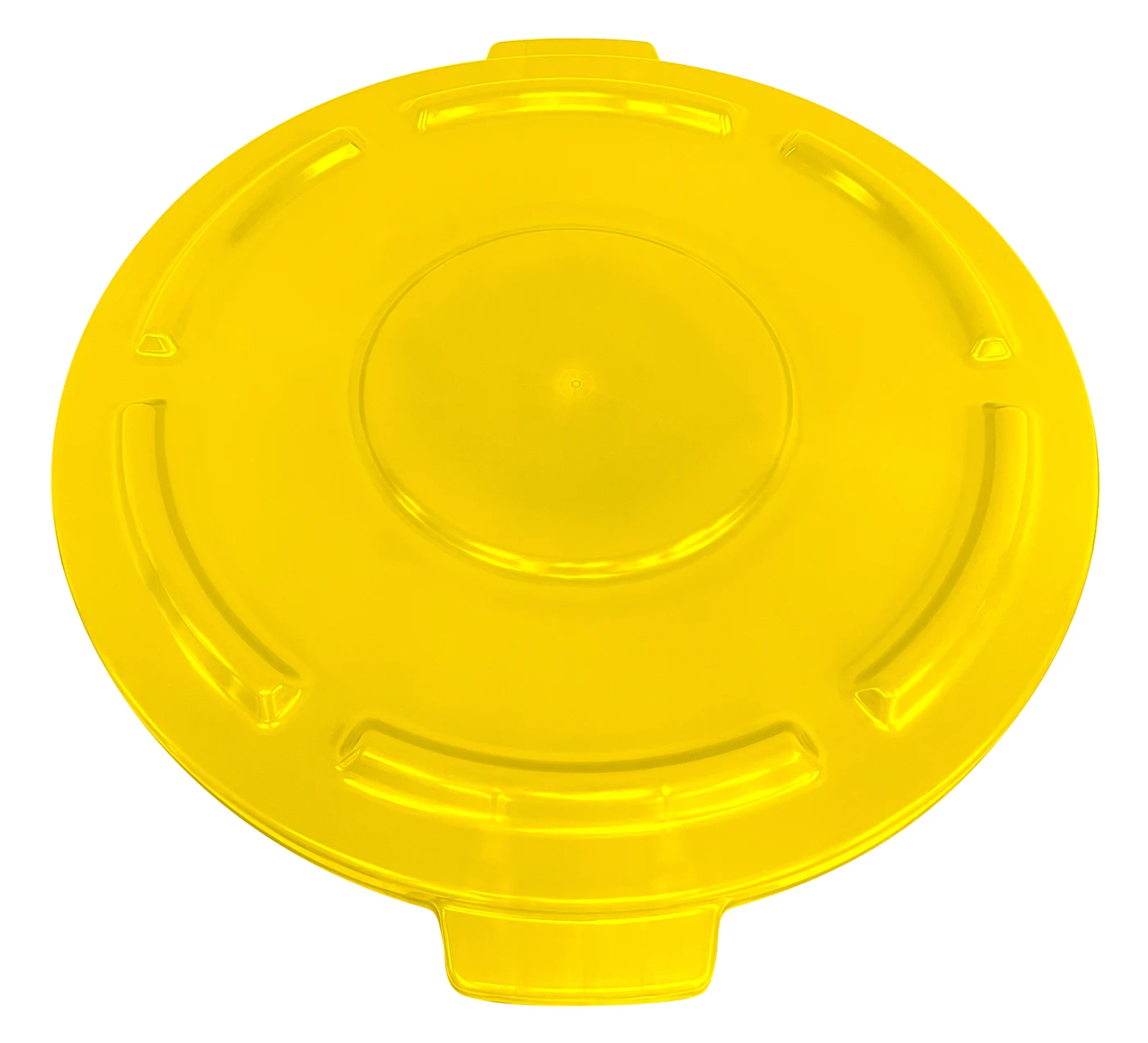 Quantum CTC-L44YL Round Heavy-duty Utility Container Lid, Yellow