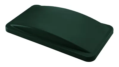Quantum CTH-LFTGN Crusader Thin Recycling Container Flat Lid, Green