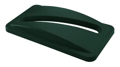 Quantum CTH-LPAGN Crusader Thin Recycling Container Paper Lid, Green