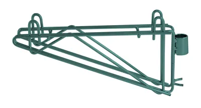 Quantum DCB12P Cantilever Multiple Shelf Post Wall Mount, Green
