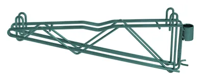 Quantum DCB18P Cantilever Multiple Shelf Post Wall Mount, Green