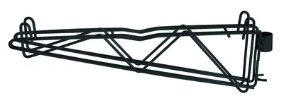 Quantum DCB21BK Cantilever Multiple Shelf Post Wall Mount, Black