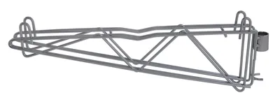 Quantum DCB21GY Cantilever Multiple Shelf Post Wall Mount, Gray