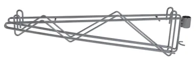 Quantum DCB24GY Cantilever Multiple Shelf Post Wall Mount, Gray