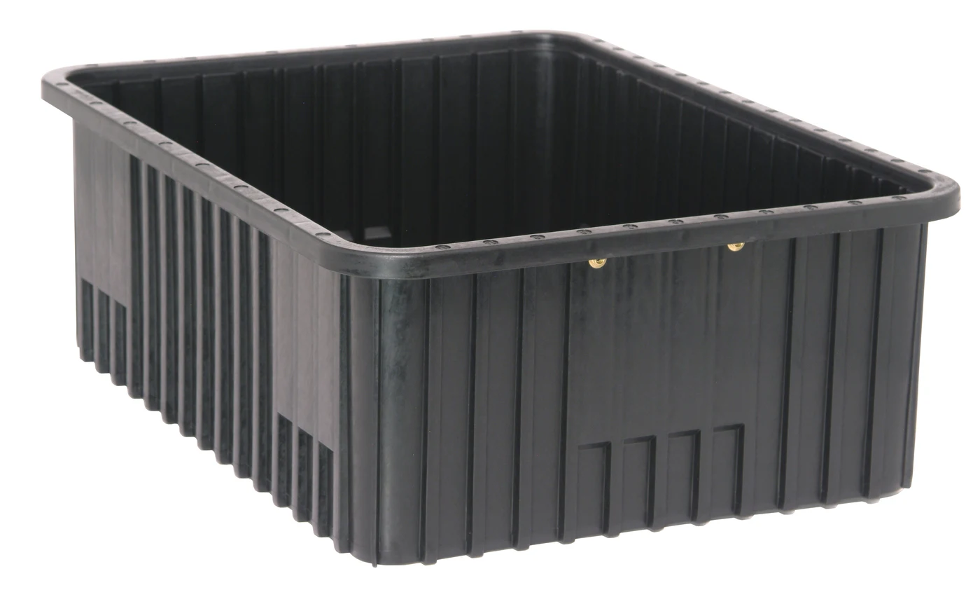 Quantum DG93080CONB Conductive Dividable Grid Container, 22-1/2"L x 17-1/2"W x 8"H, Black