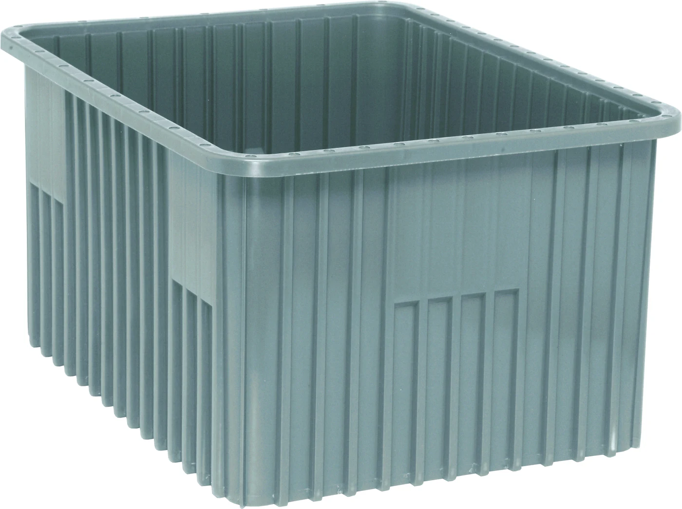 Quantum DG93120GYNB Dividable Grid Container, 22-1/2"L x 17-1/2"W x 12"H, Gray