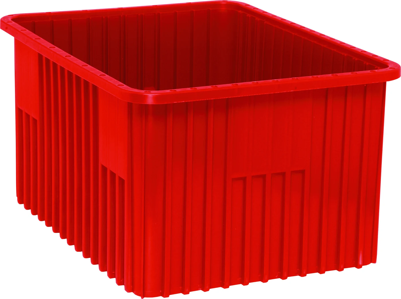Quantum DG93120RDNB Dividable Grid Container, 22-1/2"L x 17-1/2"W x 12"H, Red