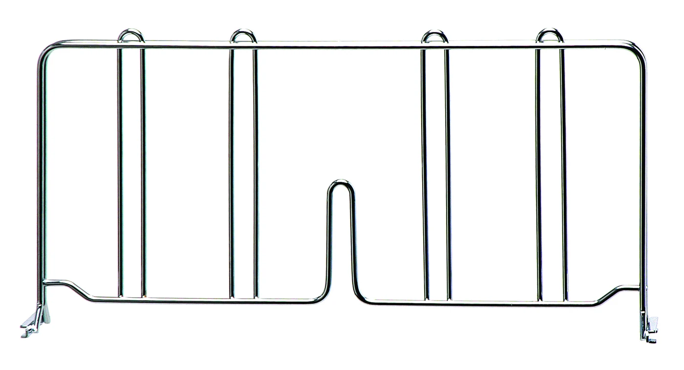 Quantum DIV12 Wire Shelf Divider, 12"D x 8"H, Chrome