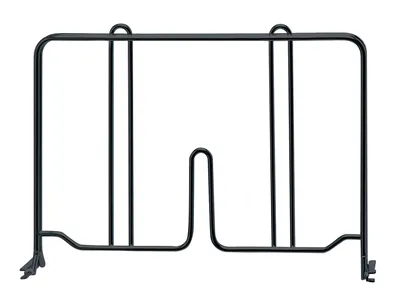 Quantum DIV12BK Wire Shelf Divider, 12"D x 8"H, Black