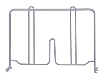 Quantum DIV12GY Wire Shelf Divider, 12"D x 8"H, Gray