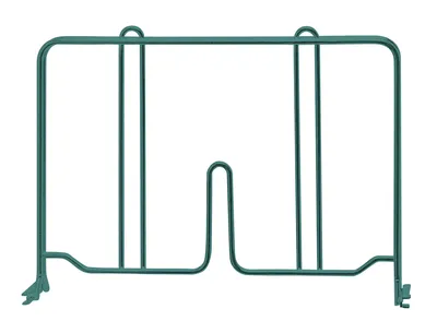 Quantum DIV12P Wire Shelf Divider, 12"D x 8"H, Green