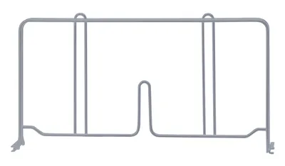 Quantum DIV14GY Wire Shelf Divider, 14"D x 8"H, Gray
