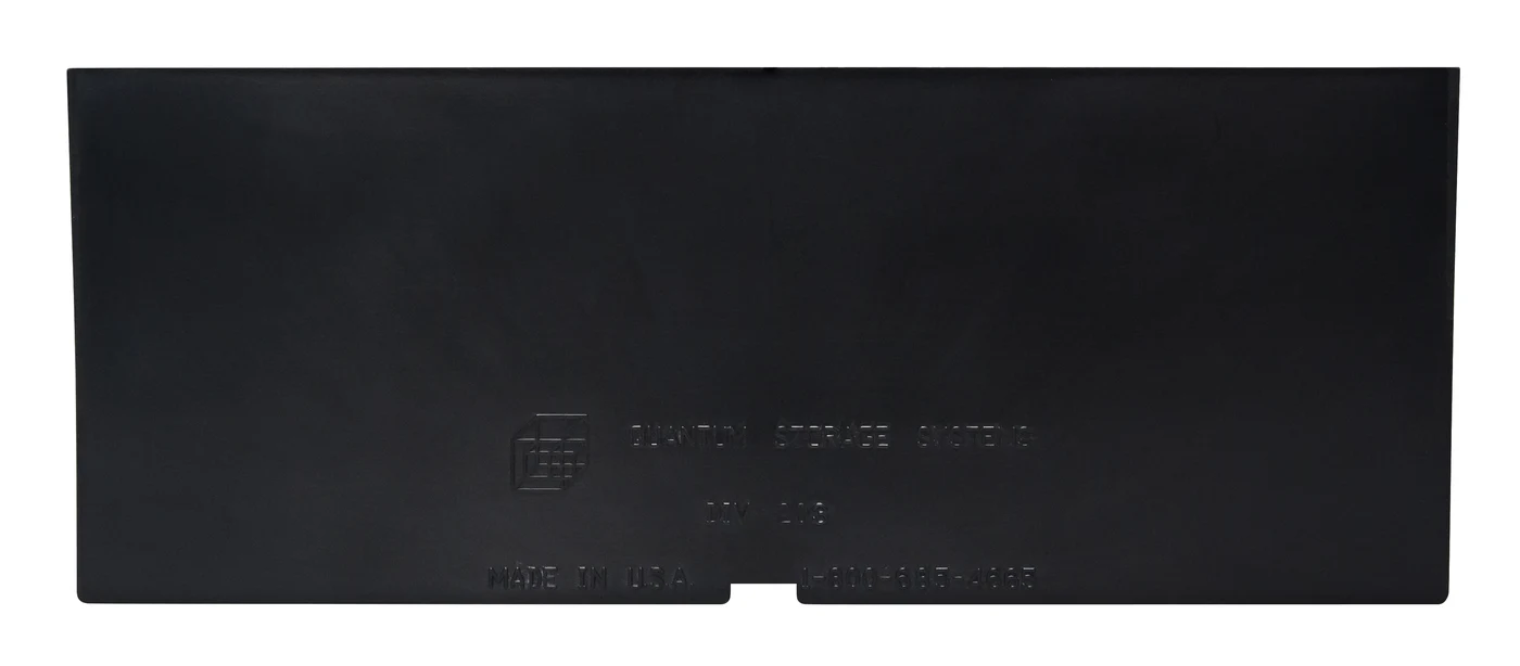 Quantum DIV203 Drawer Divider for Use with IDR203, Black, Pack of 25