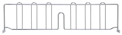 Quantum DIV24X6 Wire Shelf Divider, 24"D x 6"H, Chrome