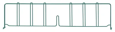 Quantum DIV30P Wire Shelf Divider, 30"D x 8"H, Green