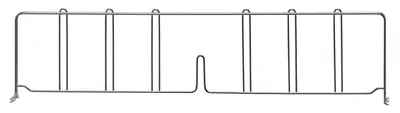 Quantum DIV30S Wire Shelf Divider, 30"D x 8"H, Stainless