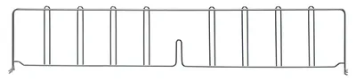 Quantum DIV36S Wire Shelf Divider, 36"D x 8"H, Stainless