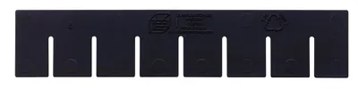 Quantum DL91025CO Conductive Long Divider, Black, Pack of 6
