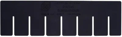 Quantum DL91035CO Conductive Long Divider, Black, Pack of 6