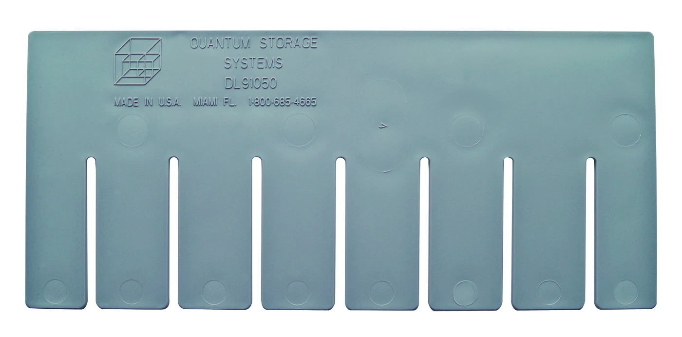 Quantum DL91050 Long Divider for Use with DG91050, Gray, Pack of 6