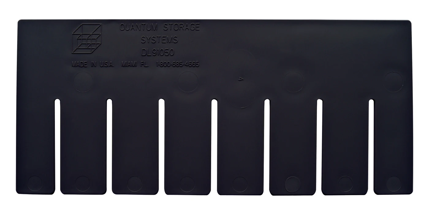 Quantum DL91050CO Conductive Long Divider, Black, Pack of 6