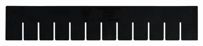 Quantum DL92035CO Conductive Long Divider, Black, Pack of 6