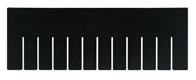 Quantum DL92060CO Conductive Long Divider, Black, Pack of 6