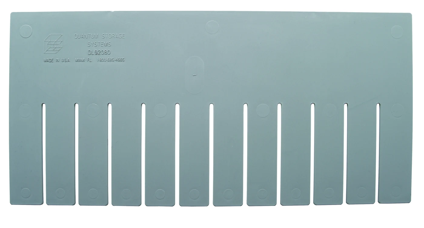 Quantum DL92080 Long Divider for Use with DG92080, Gray, Pack of 6