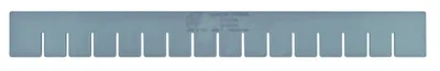 Quantum DL93030 Long Divider for Use with DG93030, Gray, Pack of 6