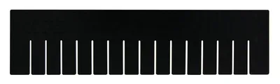 Quantum DL93060CO Conductive Long Divider, Black, Pack of 6