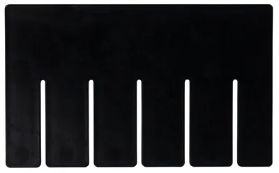 Quantum DS91050CO Conductive Short Divider, Black, Pack of 6